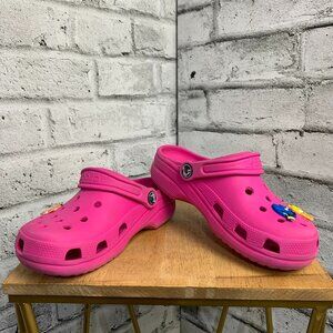 Crocs Classic Clog Unisex Kids 3 5 Pink Nemo Jibbitz Slip On Beach Water Sandals